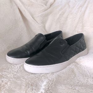 Michael Kors Leather Slip On Sneakers